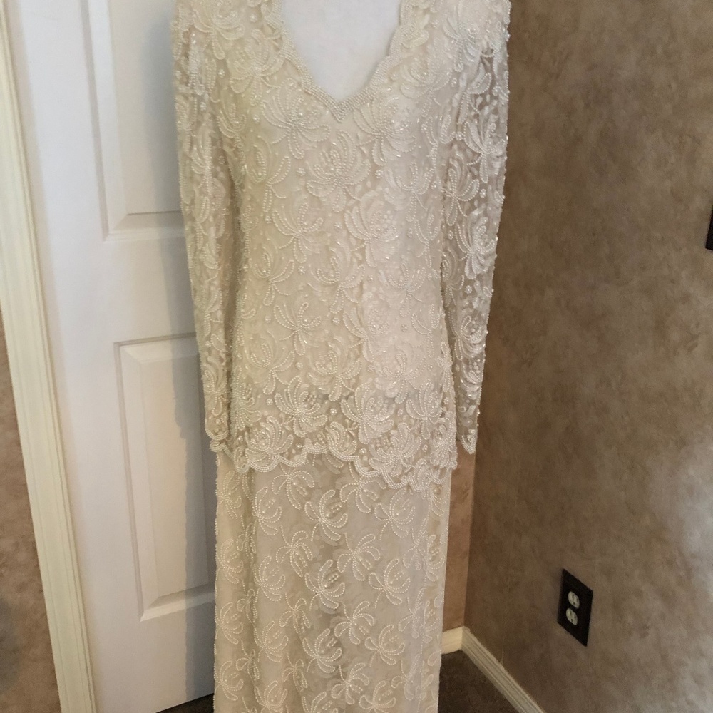 Beautiful lace and beaded dress